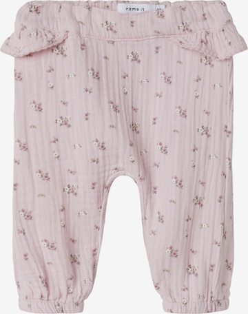 purpurinė NAME IT Siaurėjantis Kelnės 'NBFDetone': priekis