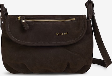 Sac à bandoulière ' JENNY ' Nat&Nin en marron : devant