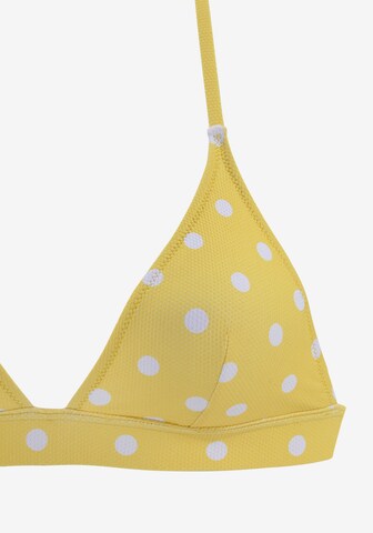 LASCANA Triangen Bikini i gul