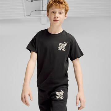 Tricou 'Ess+' de la PUMA pe negru