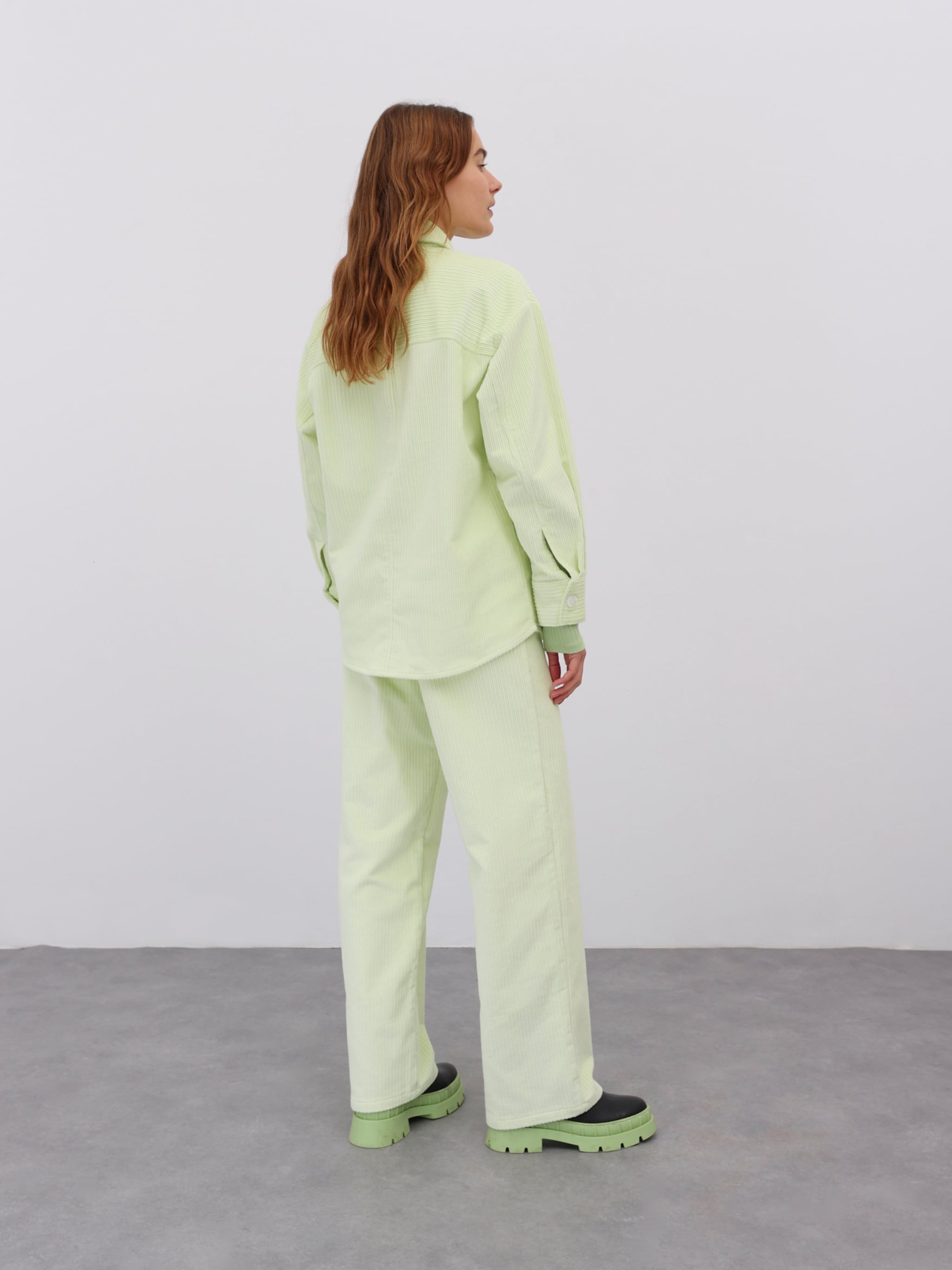 EDITED Producten Broek 'Jenny' Pastelgroen