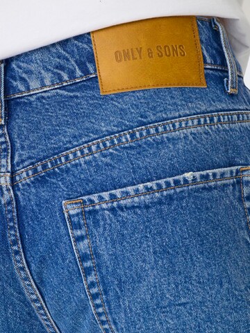 Regular Jean 'ONSEdge' Only & Sons en bleu