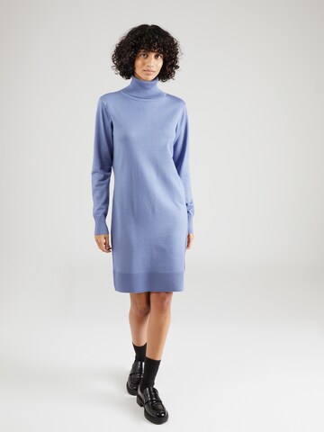 SAINT TROPEZ - Vestido de punto 'Mila' en azul: frente