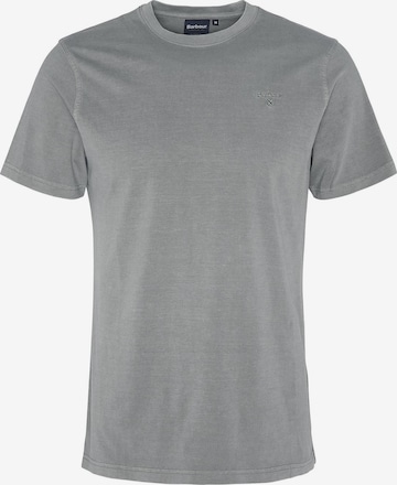 T-Shirt Barbour en gris : devant