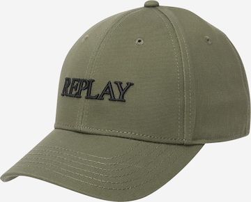 REPLAY Cap in Green: front