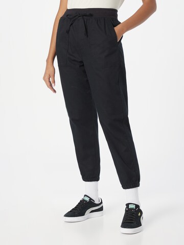 Effilé Pantalon GAP en noir : devant