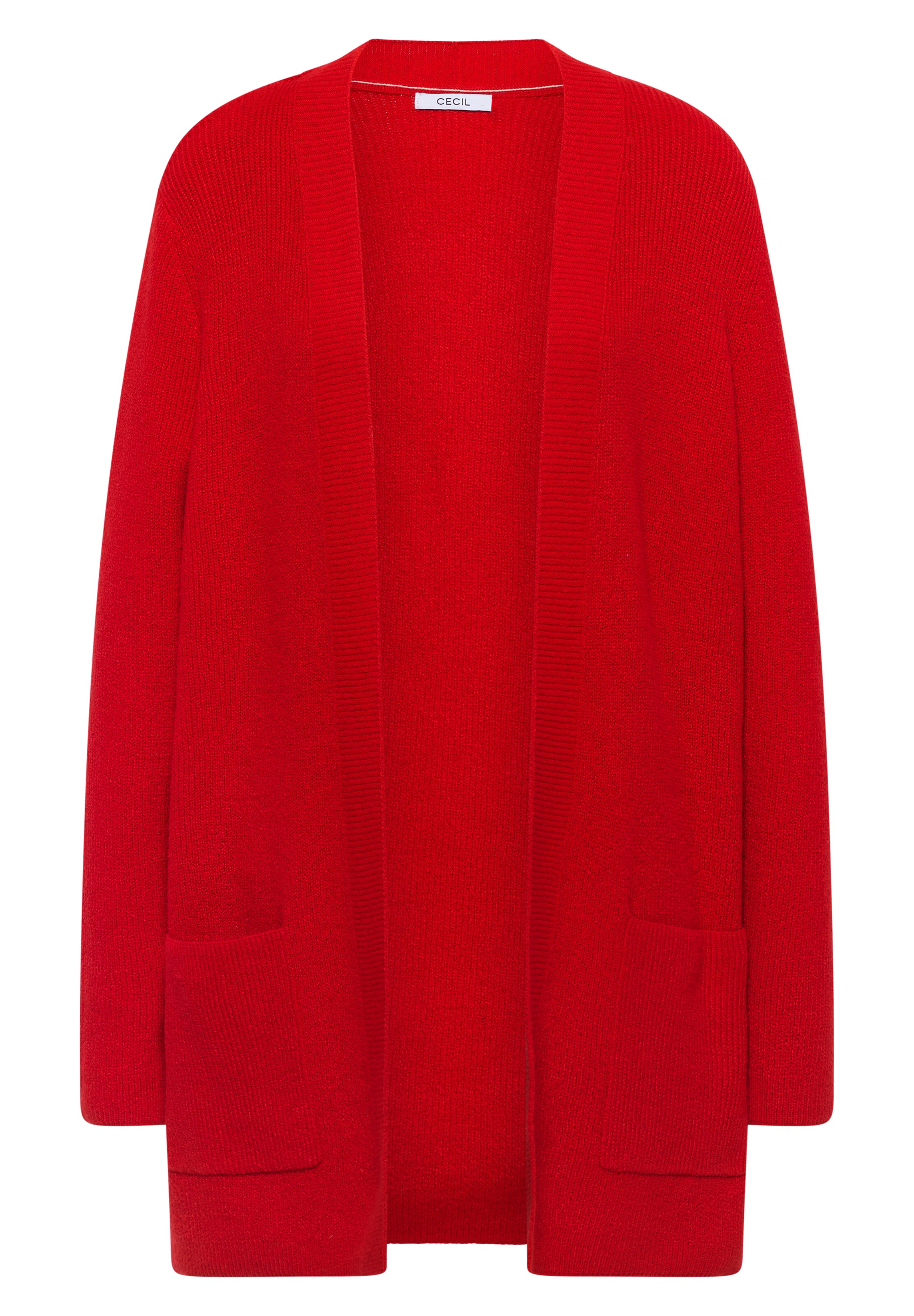 CECIL Knit Cardigan in Red: front