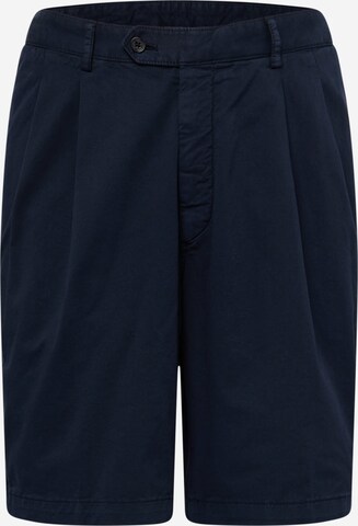 Pantalon à pince Oscar Jacobson en bleu : devant