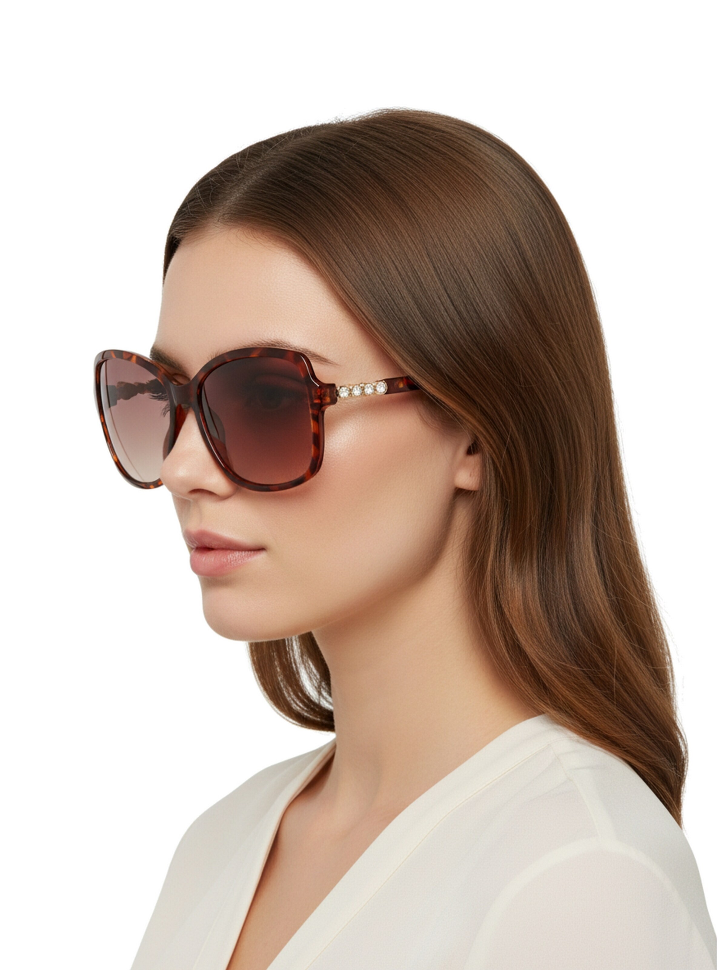 Lunettes de soleil 'Sonnenbrille' GUESS en marron