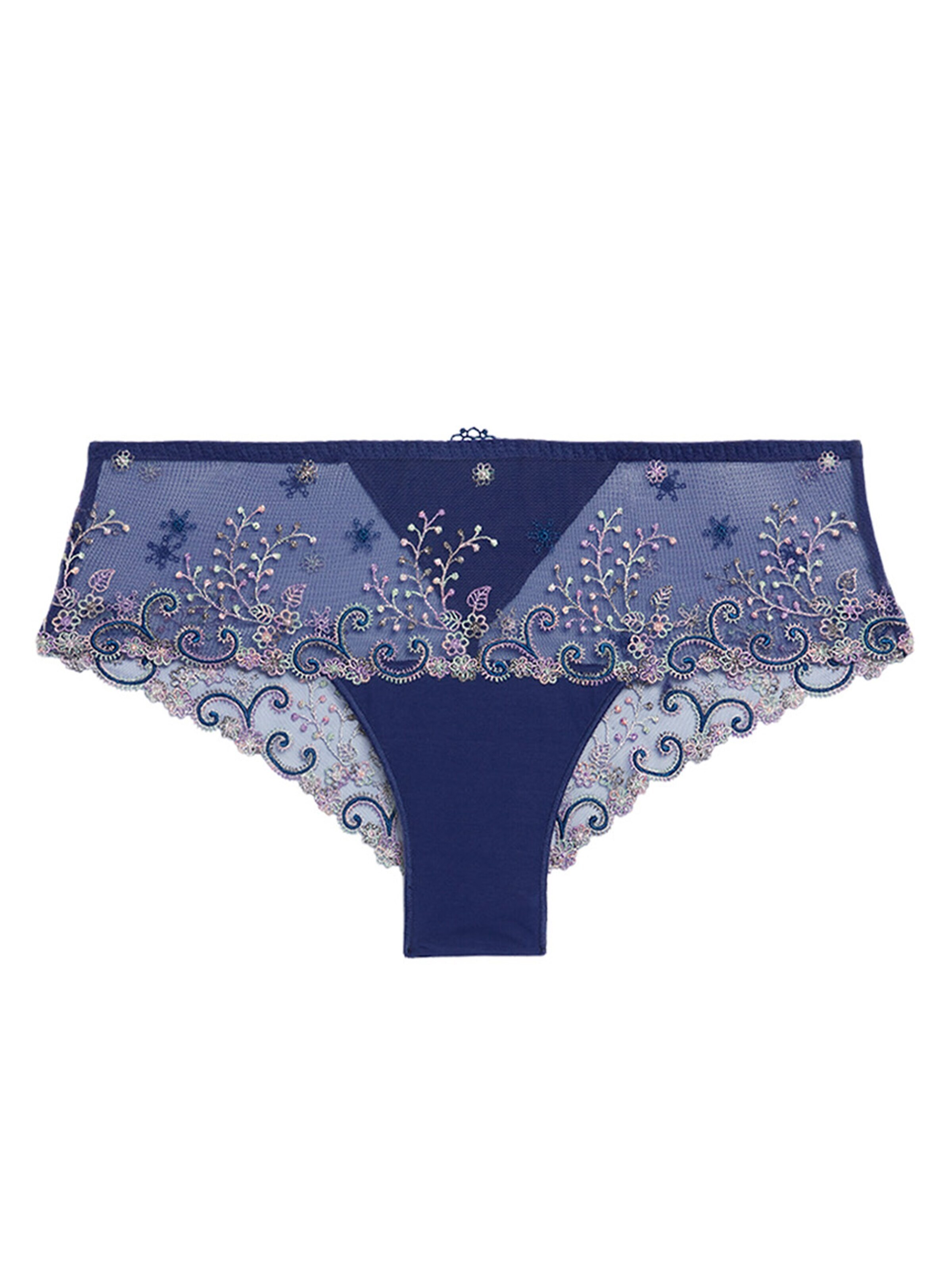 Simone Perele Panty 'Délice' in Blue: front