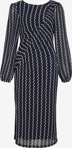 VILA - Vestido de punto en azul: frente