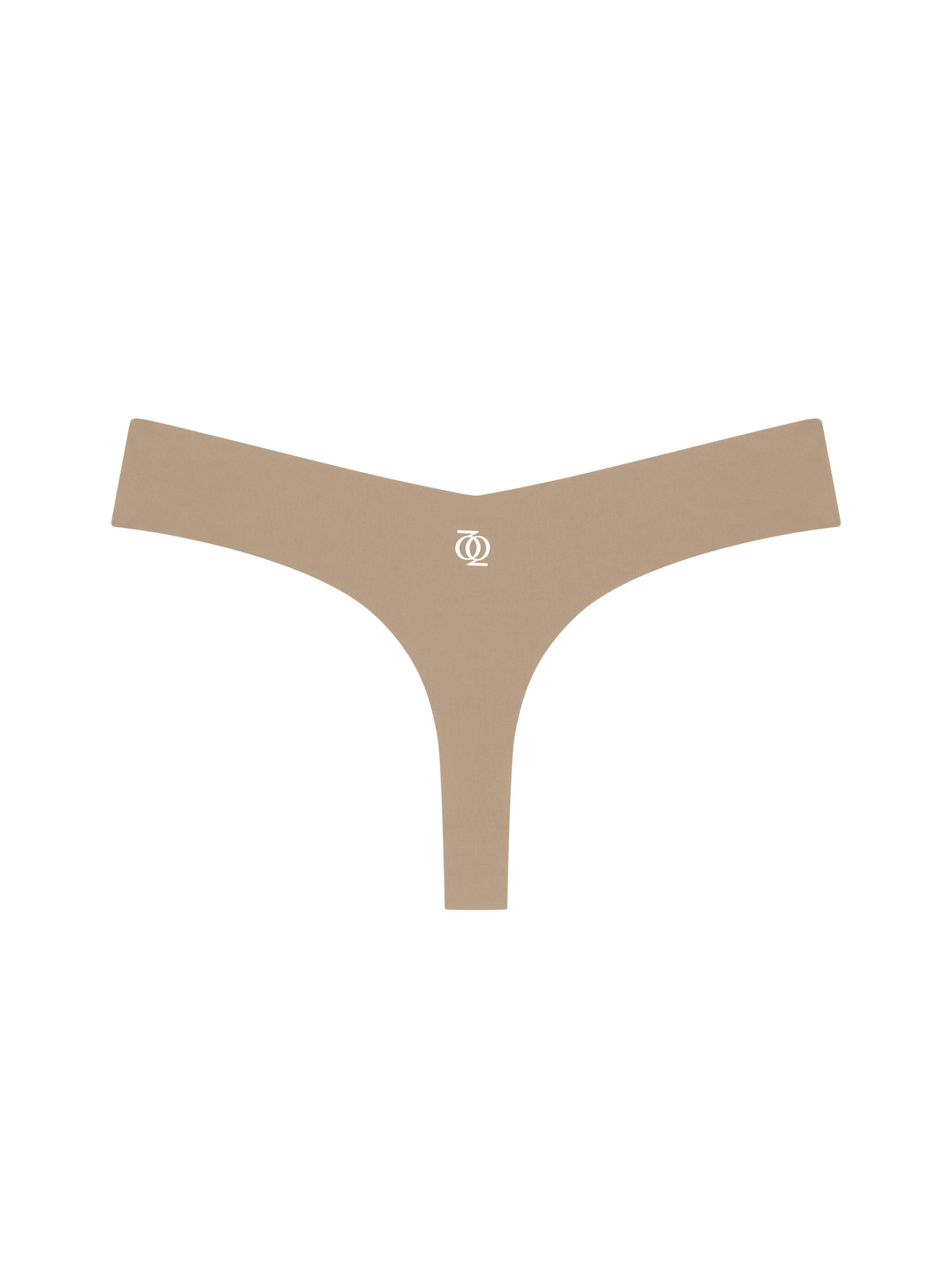 GOD SAVE QUEENSSlip 'Second Skin Thong' - smeđa boja: prednji dio