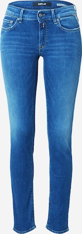 Slimfit Jeans 'New Luz' de la REPLAY pe albastru: față