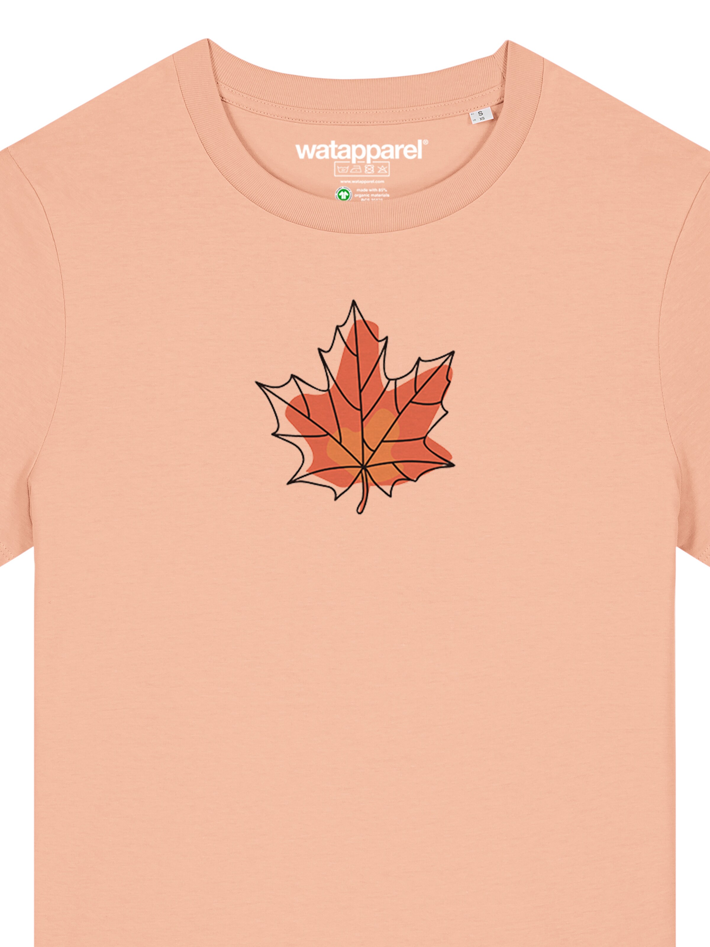 Maglietta 'Herbst' di Watapparel in arancione