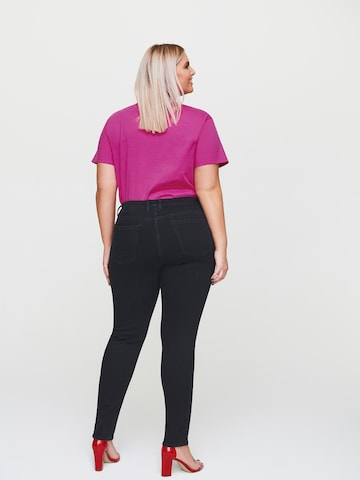Rock Your Curves by Angelina K. Skinny Jeans in Zwart