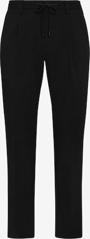 Pantalon à pince Boggi Milano en noir : devant