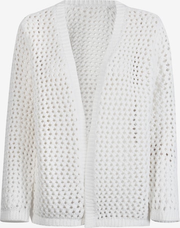 LIEBLINGSSTÜCK Knit Cardigan 'Annalene' in White: front