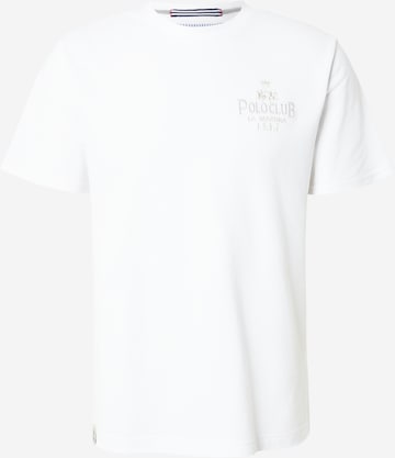 La Martina Тениска в бяло: отпред