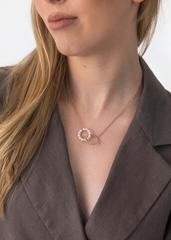 PURELEI - Cadena 'Infinity Pearl' en oro: frente