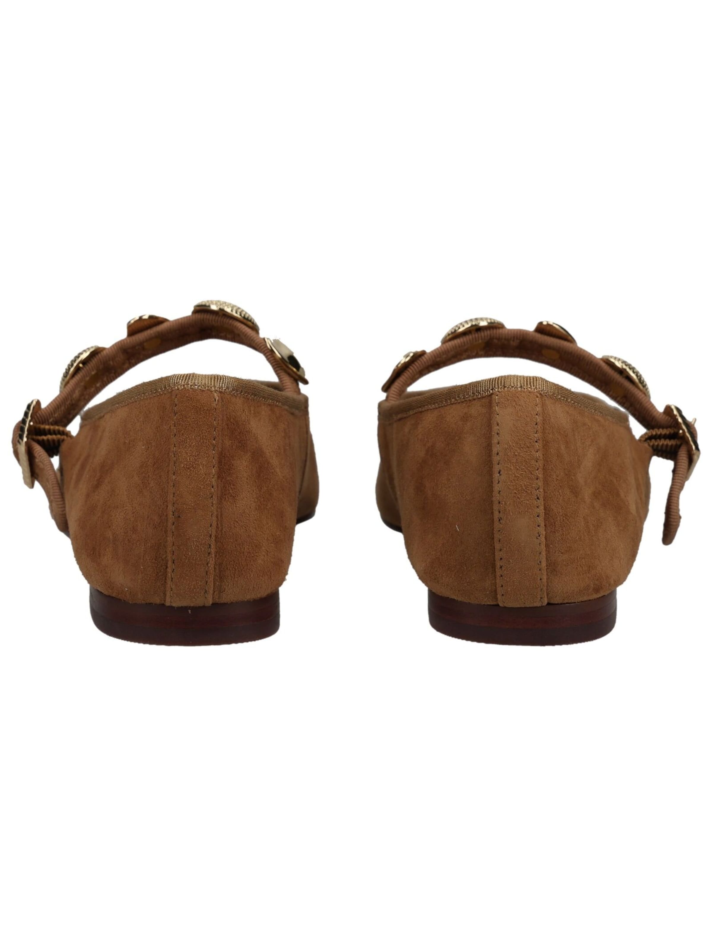 Dolce Vita Riemchenballerina in Braun