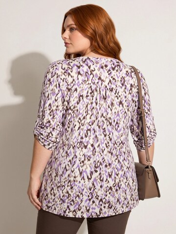 Shape Of You Blouse in Lila