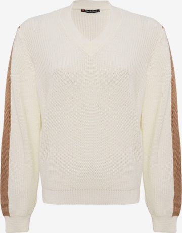 CIPO & BAXX Pullover in Weiß: Vorderseite