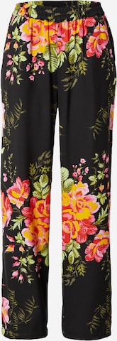 PIECES Loose fit Trousers 'SIDSE' in Black: front