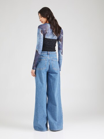 Wide leg Jeans 'BROOKLYN' di Envii in blu