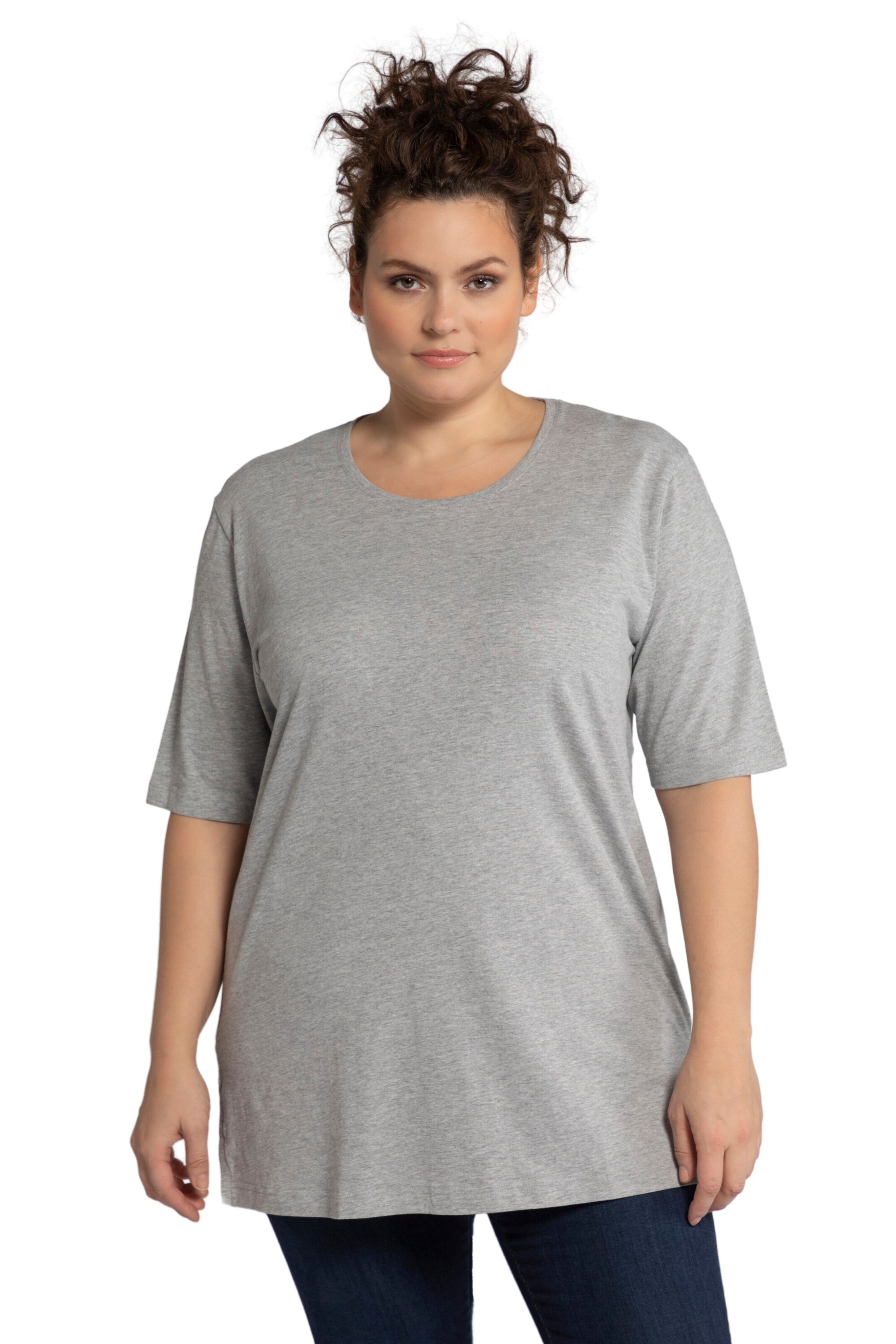Ulla Popken Shirt in Grey: front