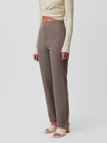 LeGer by Lena Gercke Regular Hose 'Laurentia' in Braun