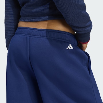 ADIDAS SPORTSWEAR Wide leg Sports trousers in Blue