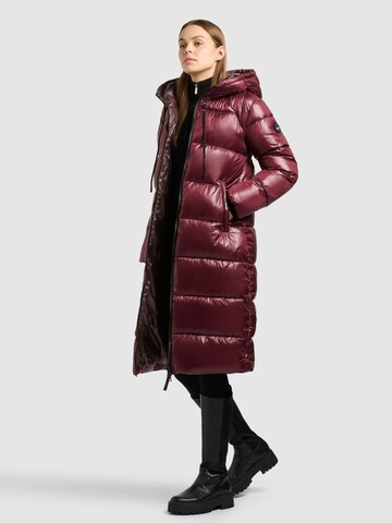 khujo Winter Coat 'Nashi' in Red