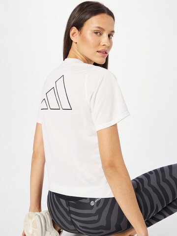 T-shirt fonctionnel 'Run Icons' ADIDAS PERFORMANCE en blanc