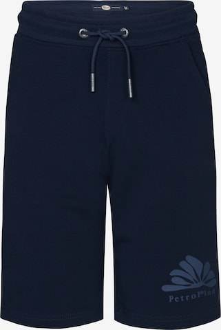 Petrol Industries Broek in Blauw: voorkant