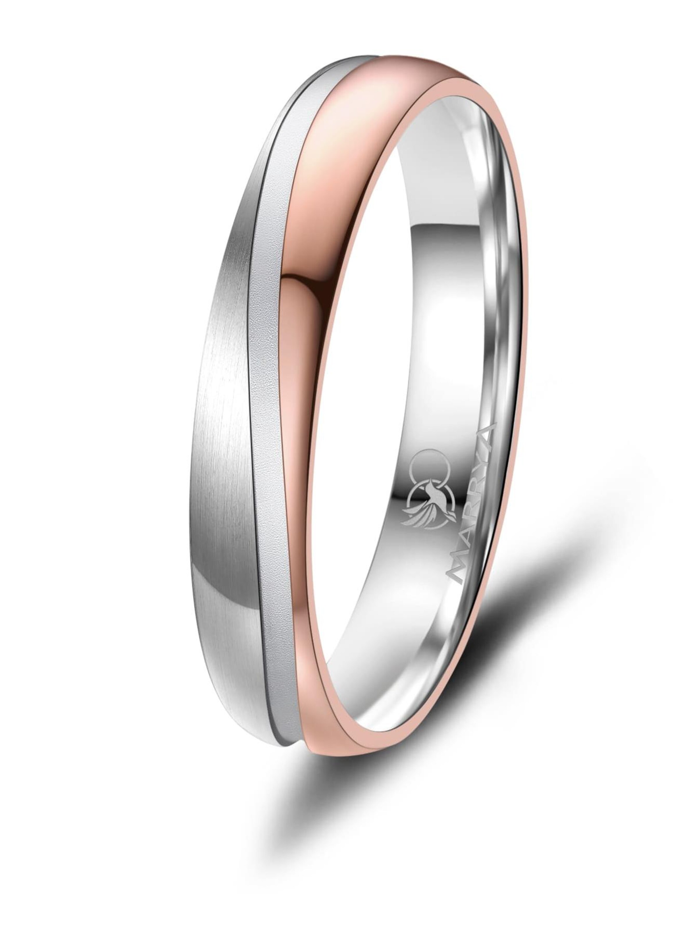 Anello 'MARRYA ES-42 Eheringe aus Edelstahl' di MARRYA in oro