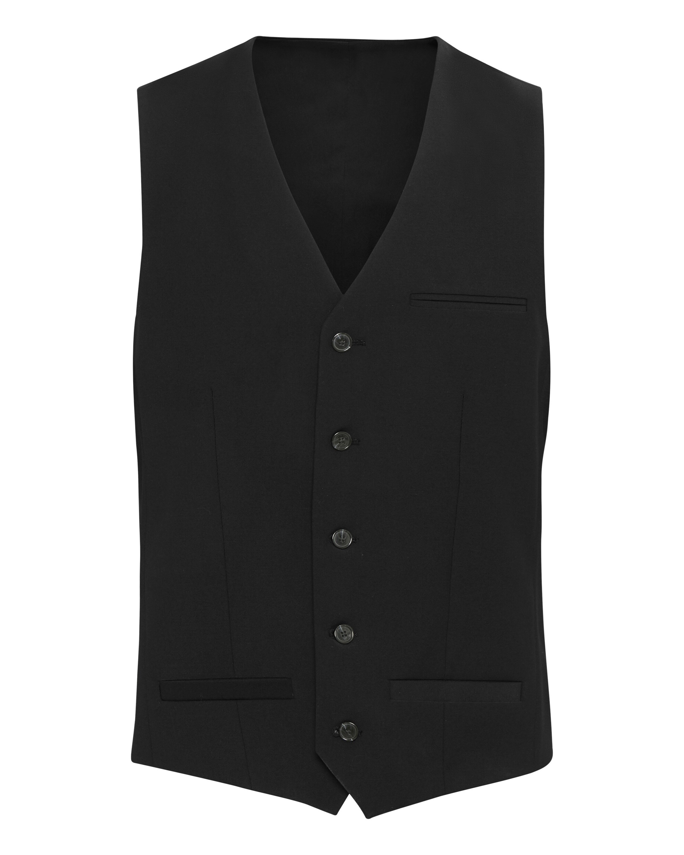 Matinique Weste 'Breck  ' in Schwarz: Vorderseite