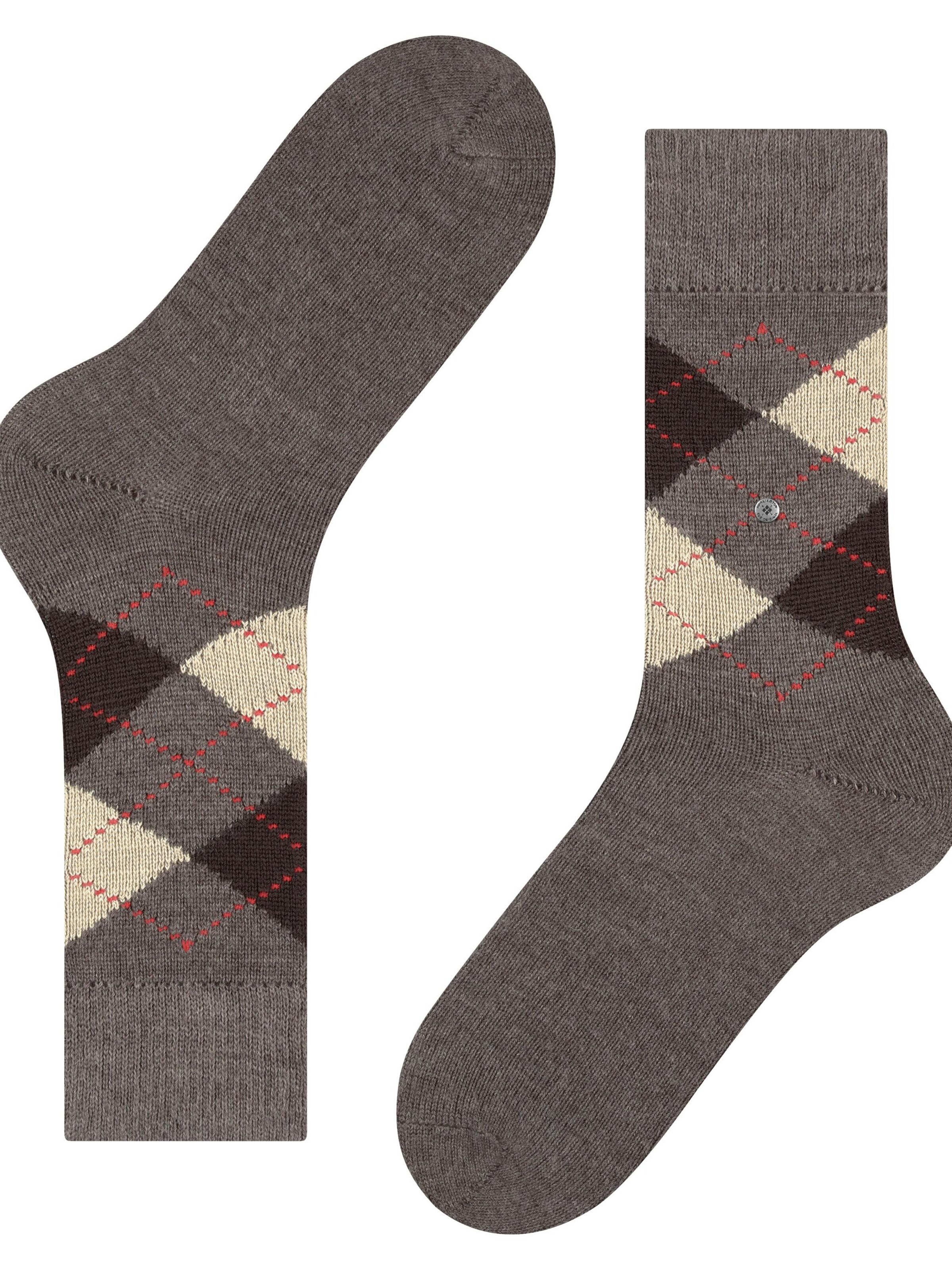 BURLINGTON Socks 'Preston' in Brown