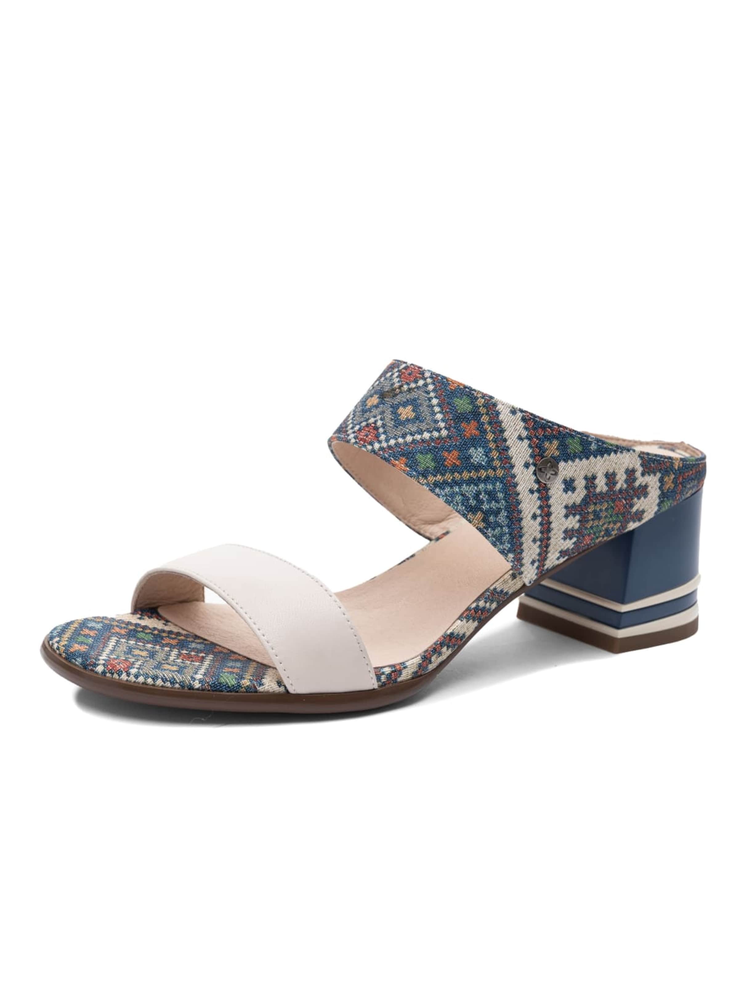 Maciejka Mules 'K7522-04/00-1' in Blue: front
