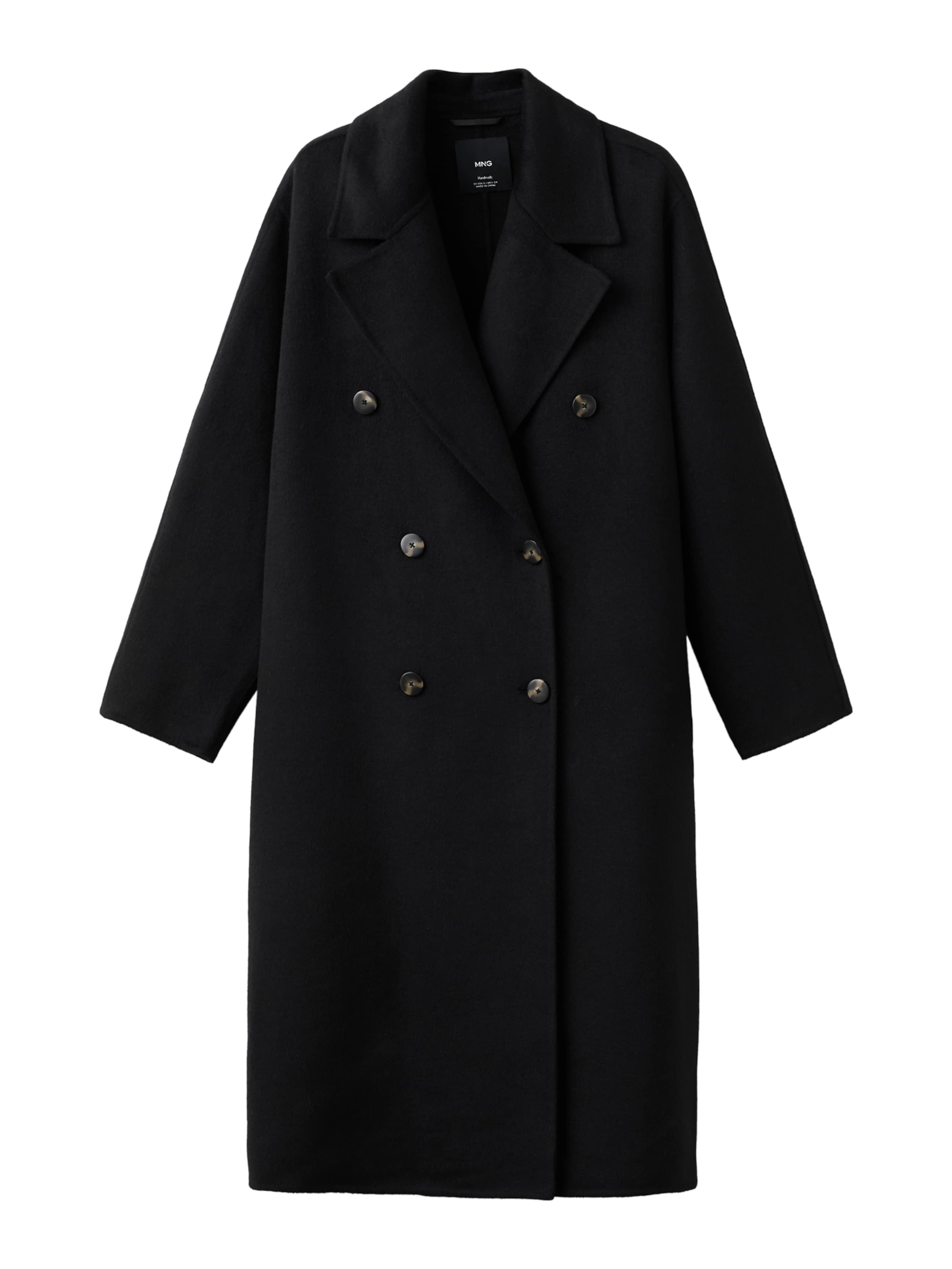 MANGO Overgangsfrakke &#x27;PICAROL&#x27; i sort: forside