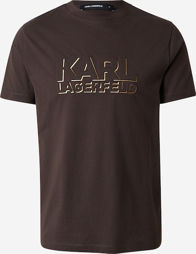 Marškinėliai iš Karl Lagerfeld, spalva – dramblio kaulo / tamsiai ruda, Prekių apžvalga