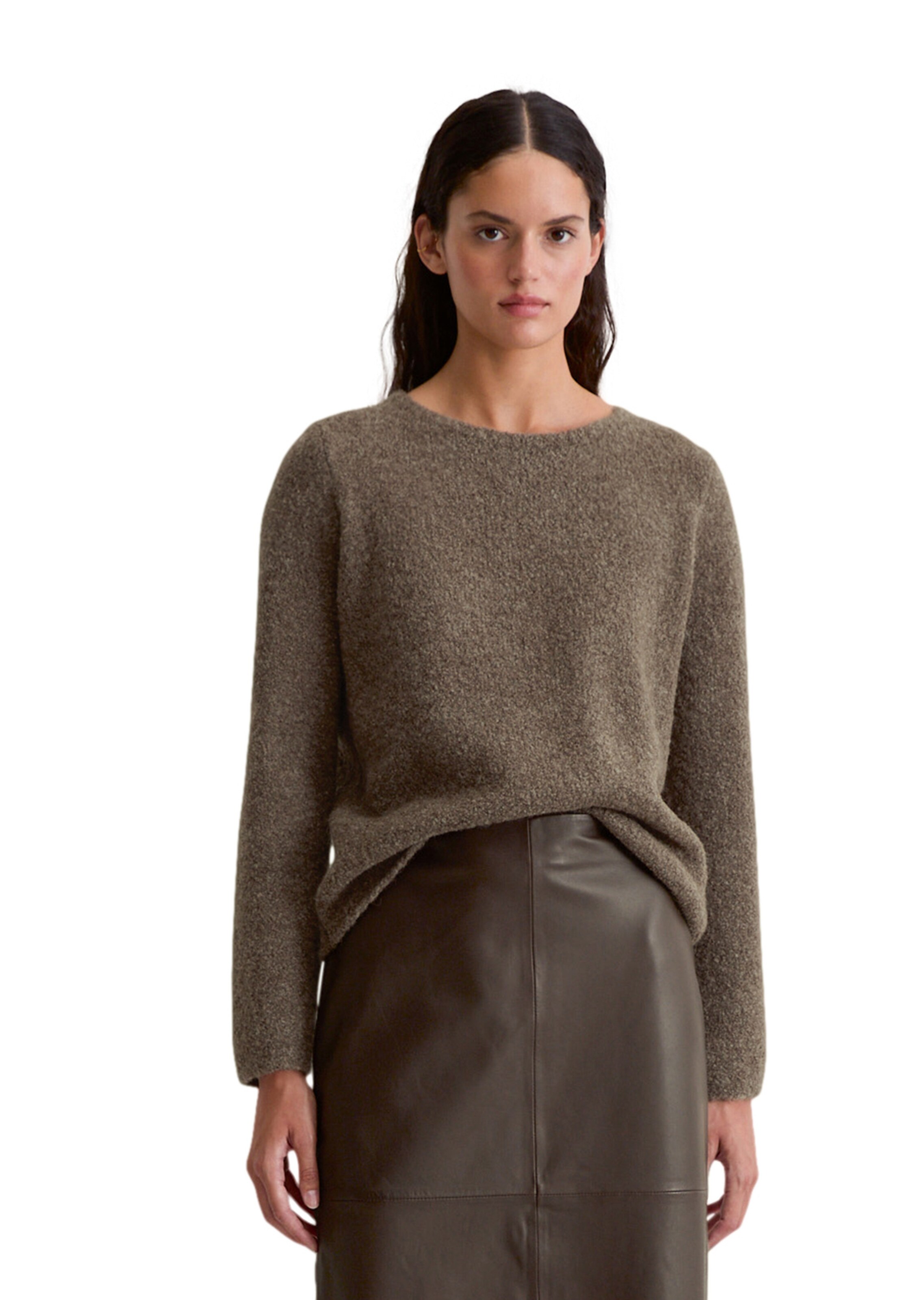 Marc O'Polo Sweater in Brown: front