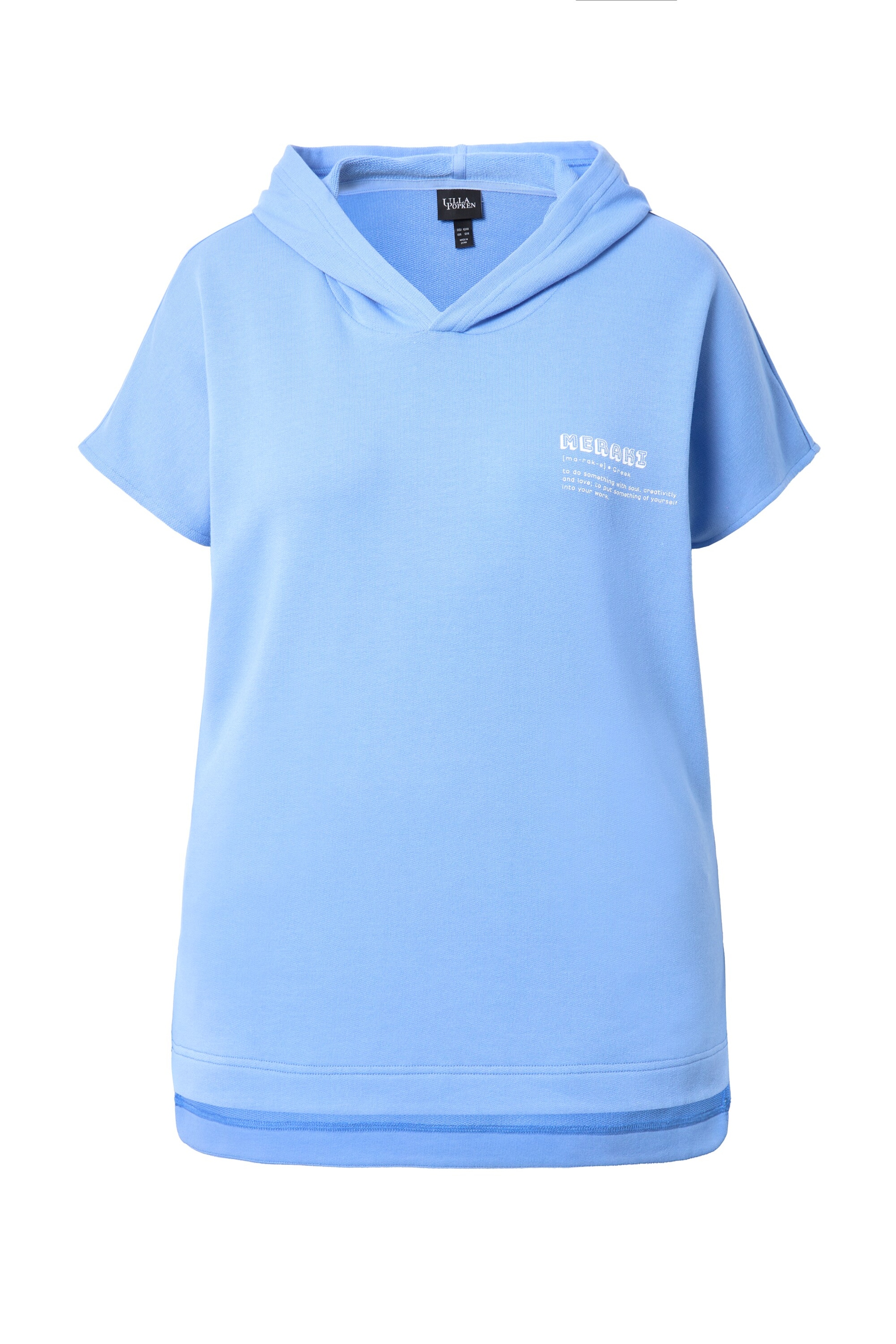 Ulla Popken Sweatshirt in Blue: front