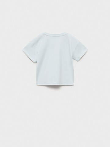 MANGO KIDS Тениска 'SYWEEK' в синьо
