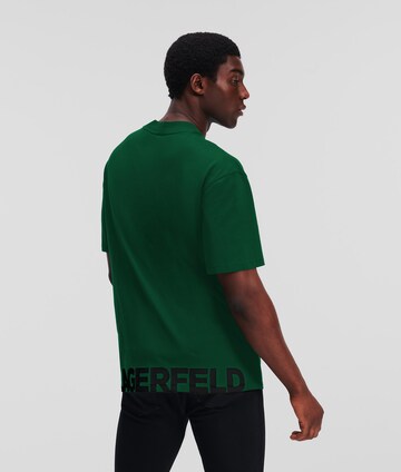 Karl Lagerfeld Bluser & t-shirts ' Bold Hem Relaxed ' i grøn