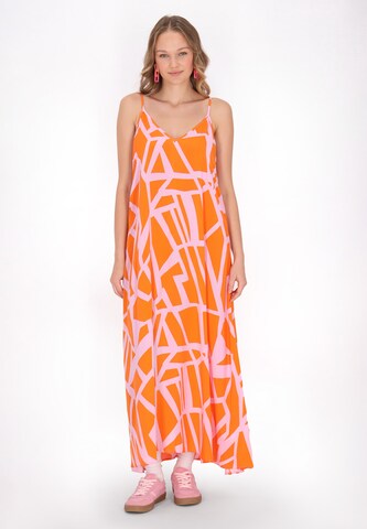 MYMO Summer dress in Orange: front