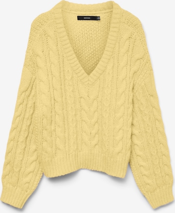 VERO MODA Sweater 'VMDream' in Yellow: front