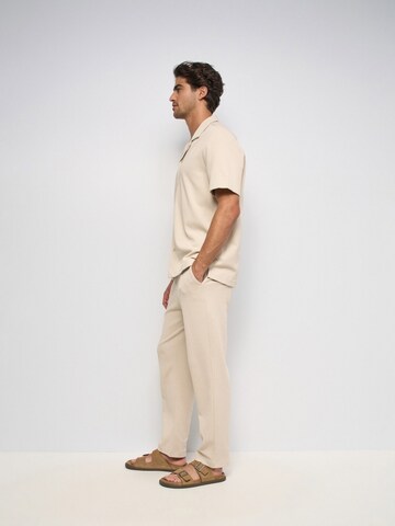 Salsa Jeans Regular fit Button Up Shirt in Beige