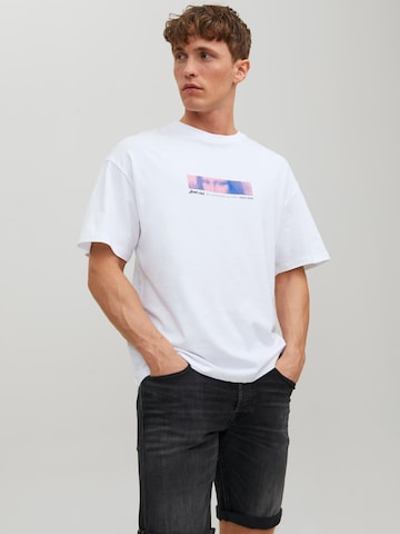 JACK & JONES - Camiseta 'Masterpiece' en blanco: frente