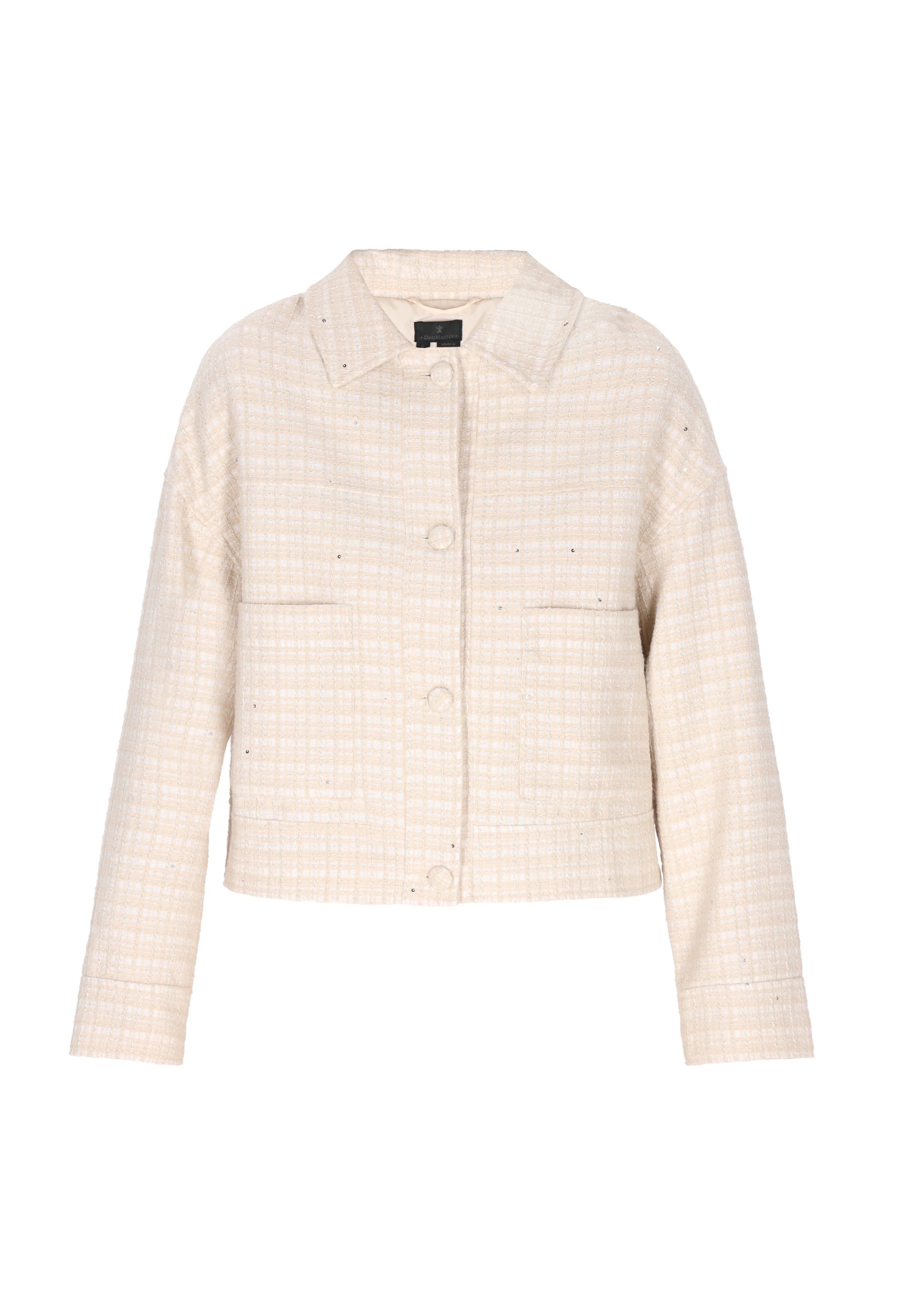 DreiMaster Klassik Přechodná bunda – béžová: přední strana