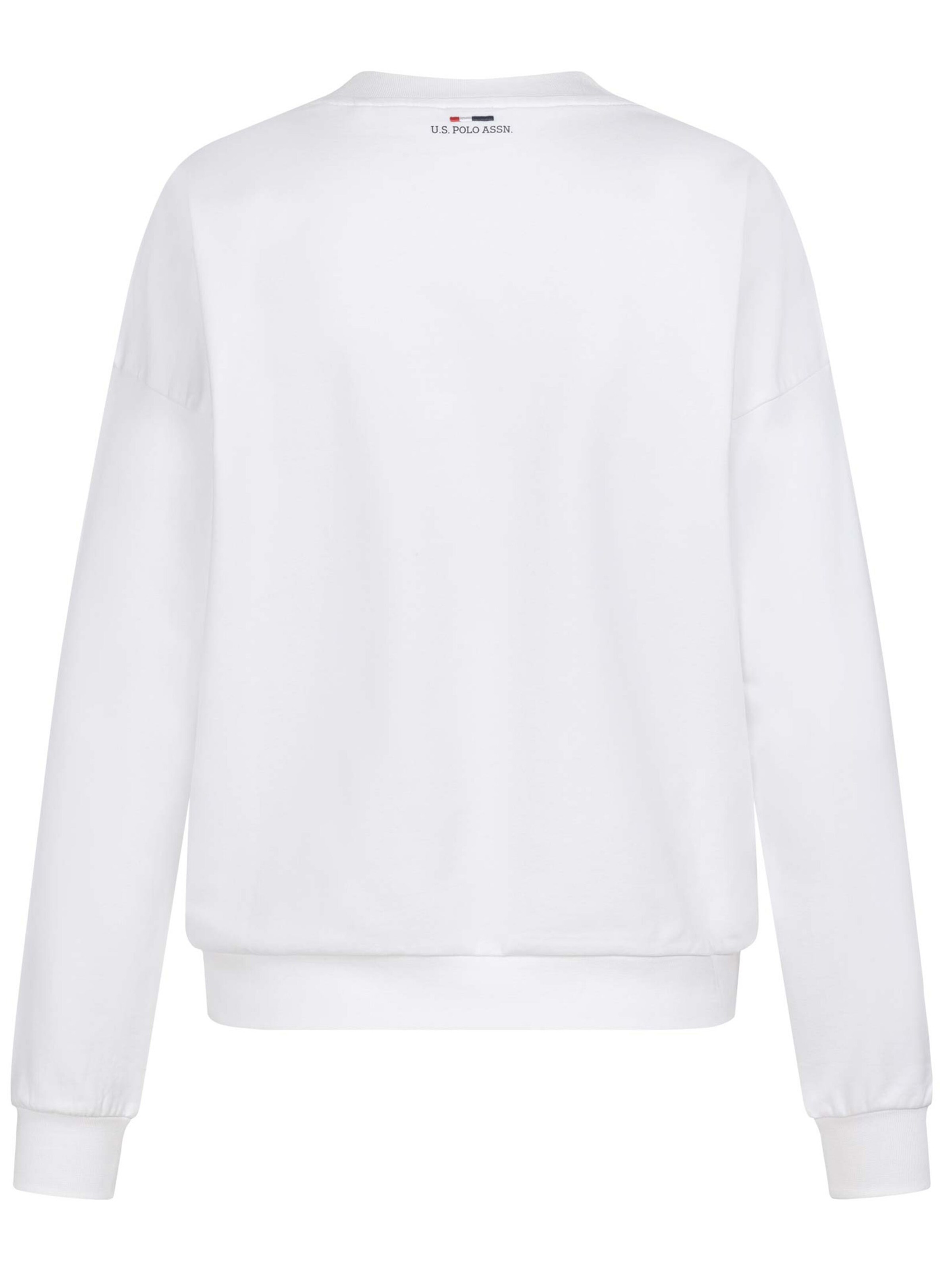 U.S. POLO ASSN. Sweatshirt in Weiß